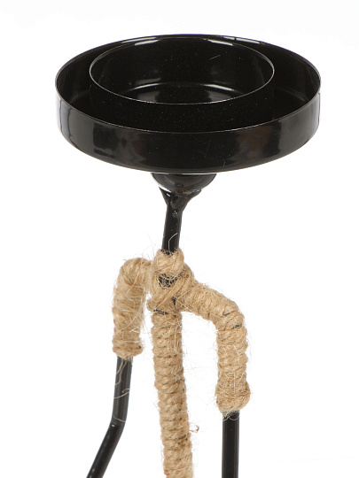 Подсвечник декоративный металл, 1 свеча, 15х7.5х31.5 см, Девушка, Y4-11099