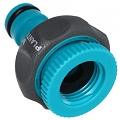 Штуцер для крана 1/2''-3/4'', быстросъемный, внутренняя/наружная, пластик, Plantic, Light, 39374-01 - фото 2