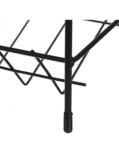 Полка универсальная, металл, 3 секции, 37х18.5х37.5 см, черная, T2022-HT031