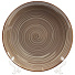 Тарелка десертная, керамика, 21 см, круглая, Verde бежевый, Daniks, ST2504 - фото 2