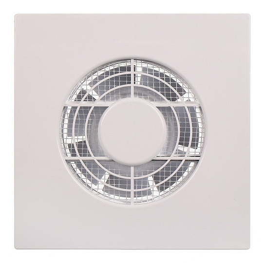 Вентилятор вытяжной настенный, Event, 98 мм, 13 Вт, 90 м³/ч, обратный клапан, белый, Зефир, 100Сок