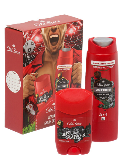 Набор подарочный для мужчин, Old Spice, Wolfthorn, дезодорант стик 50 мл + гель для душа 250 мл