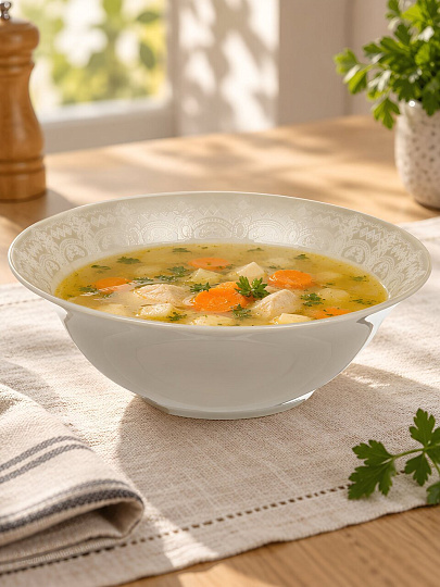 Салатник фарфор, круглый, 15 см, Айсана 2, Marigold, UG000451