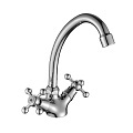 Смеситель для кухни, Decoroom, с кран-буксой, хром, DR54028