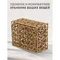 Набор корзин 4 шт, для хранения, прямоугольный, плетеный, бумага, Y4-8700 - фото 12