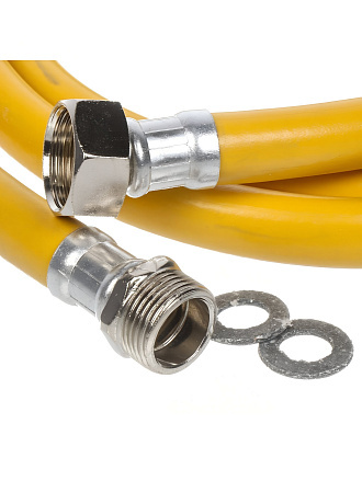 Подводка для газа 3/4"х2 м, г-ш, ПВХ, ELKA