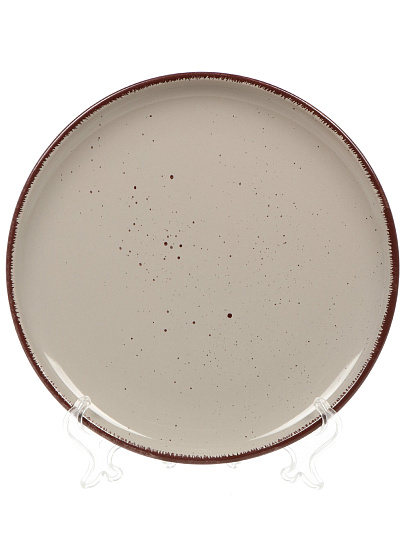 Тарелка десертная, керам, 20 см, Pollen lite, Daniks, капучино
