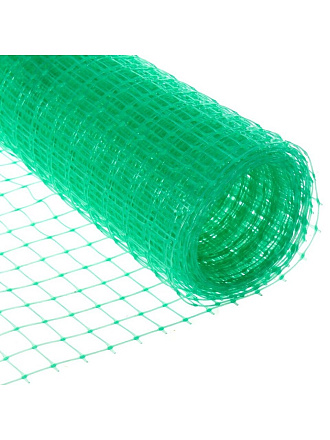 Сетка садовая решетка полипропилен, ячейка 20 х 20 мм, 100х1000 см, Чеховский Завод Материалов, 00-00001617
