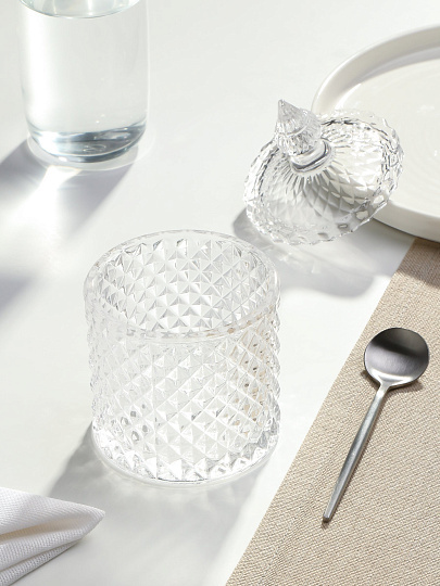 Сахарница 260 мл, стекло, 8.5х14 см, Шейх, Y6-10048/B150005