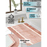 Коврик для ванной, 0.5х0.8 м, полиэстер, розовый, Aqwin, Грета, TR1554YP - фото 4