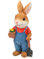 Фигурка садовая декоративная Кролик, 12.5х9.5х27 см, полистоун, Y4-8102 - фото 2