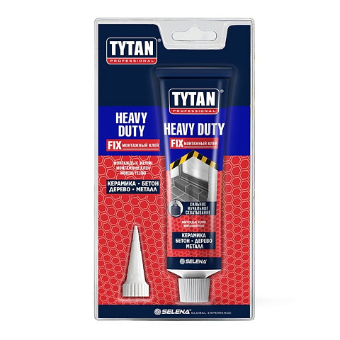 Жидкие гвозди Tytan, Heavy Duty, 100 мл, монтажные, бежевые, 23714