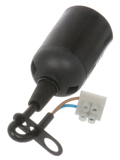 Патрон Е27, подвесной, UNIVersal, термопластик, с клеммной колодкой, 4А, 250В, черный