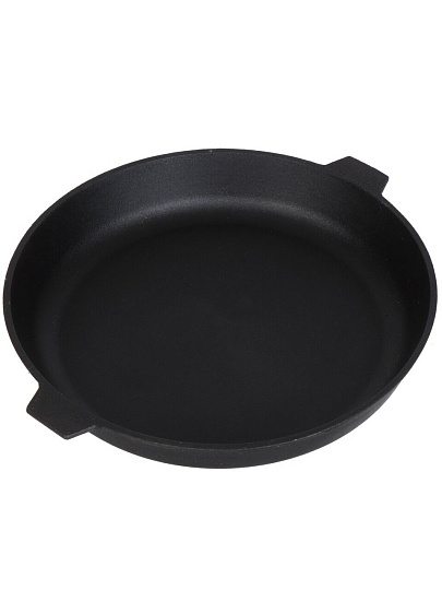 Сковорода чугун, d32 см, Камская посуда, с ушками, индукция, у3250