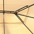 Шатер с москитной сеткой, бежевый, 3.65х3х2.75 м, четырехугольный, с двойными боковыми стенками, Green Days, KT-G034 0,9 - фото 7