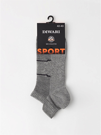 Носки для мужчин, Diwari, Sport 1110, серые, р. 27, 26С-28СП