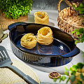 Форма для выпечки керамика, 36.4х22.7х6 см, 2.4 л, овальная, синяя, Daniks, Мун Стайл, Y4-8736 - фото 4
