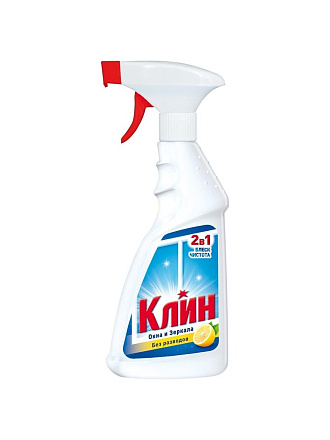 Средство для окон и зеркал Клин, Лимон, 500 мл