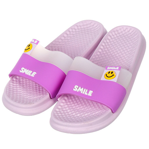 Обувь пляжная для женщин, фиолетовая, р. 40-41, Смайл, T2022-557