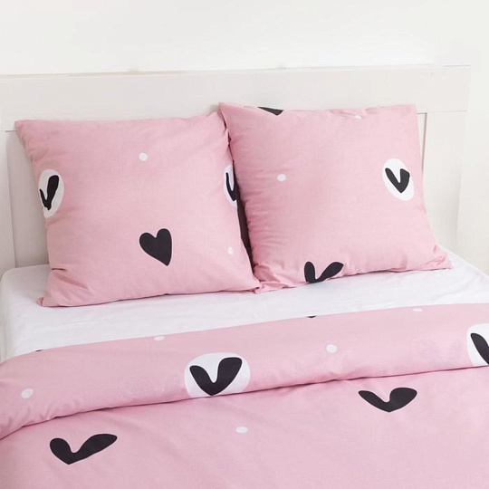 Постельное бельё евро &quot;Этель&quot; Романтика пододеяльник 200х217 см+наволочка 70*70 см-2 шт, 5437609