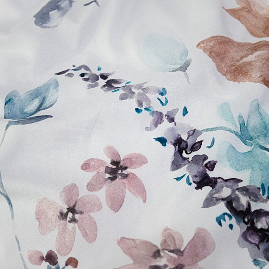 Постельное белье 2-спальное, простыня 220х240 см, 2 наволочки 70х70 см, пододеяльник 175х220 см, Mcotton, микросатин, Лучиано