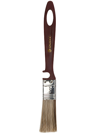 Кисть плоская, Bartex, Евро, 20 мм, 3/4 '', искусственная щетина, рукоятка пластик, 1127434