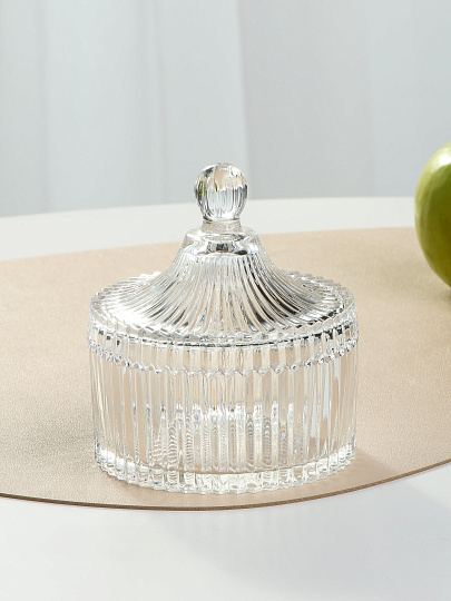 Сахарница 260 мл, стекло, 10х13 см, Грани, Y4-9710