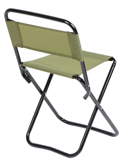 Стул складной со спинкой, металл, усиленный, 35х35х58 см, замкнутая ножка