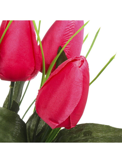 Цветок искусственный пасхальный, Тюльпан, 6 головок, 35 см, в ассортименте, F49-103