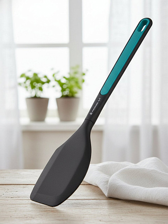 Лопатка кулинарная, силикон, навеска, Atmosphere, Легкая волна/Breeze Wave, AT-K4494, узкая