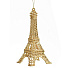 Елочное украшение Эйфелева башня, золотое, 16.5х7.5 см, SYYKLA-182111 CS - фото 2