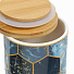 Банка для сыпучих продуктов, керамика, 0.22 л, с крышкой, Синяя мозаика, Y4-5399 - фото 3