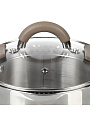 Кастрюля нержавеющая сталь, 2.9 л, крышка стекло, Daniks, Нара, GS-01413HY-18CA-2, серебряная, индукция - фото 11