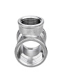 Тройник 1&amp;quot;х3/4&amp;quot;х1&amp;quot;, г-г-г, латунь, AquaLink - фото 3