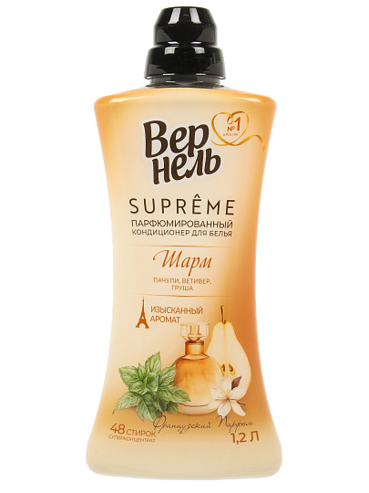 Кондиционер для белья Вернель, 1.2 л, Супрэм Шарм