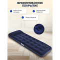 Матрас надувной Bestway, 185х76х28 см, 67223N/67223BW, насос встроенный, ножной, флокированный, с ремкомплектом, 130 кг - фото 15