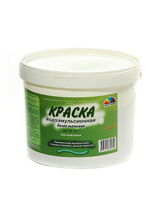 Краска водно-дисперсионная, Магия радуги, М-1, для потолков, матовая, 14 кг