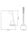 Светильник настольный 10 Вт, белый, Эра, NLED-462-10W-W, 22х264, Б0031612 - фото 2