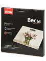 Весы напольные электронные, Rion, цветы, стекло, до 180 кг - фото 4
