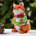 Фигурка декоративная полистоун, Лиса, 10х14.5 см, Y4-9793