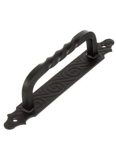 Ручка-скоба Домарт, РС-215, Кованная, черная, 12 406