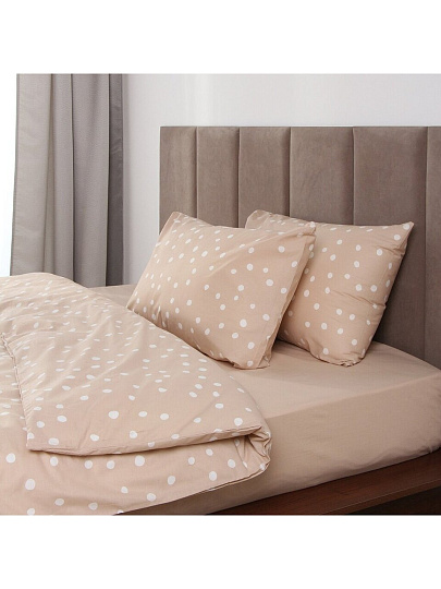 Постельное белье 2-спальное, 2 наволочки 50х70 см, пододеяльник 175х215 см, Silvano, поплин, 20464