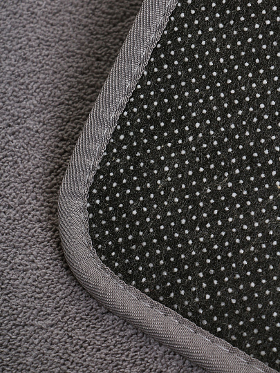 Набор ковриков для ванной и туалета, 2 шт, 0.5х0.8, 0.4х0.5 м, полиэстер, серый, Silvano, Ножки, Y4-11480