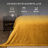 Плед 2-спальный, 200х220 см, искусственный мех, 100% полиэстер, Eclair, желтый, 29563 - фото 10