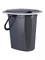 Ведро-туалет пластик, 16 л, в ассортименте, Полимербыт, С205