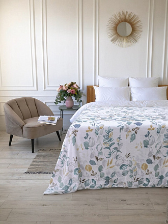 Плед 2-спальный, 180х220 см, велсофт, 100% полиэстер, Silvano, Райе