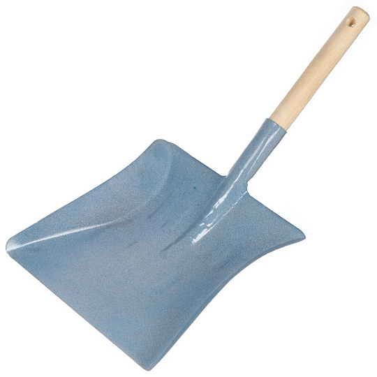 Совок универсальный, порошковое покрытие, деревянная ручка, Агроснаб