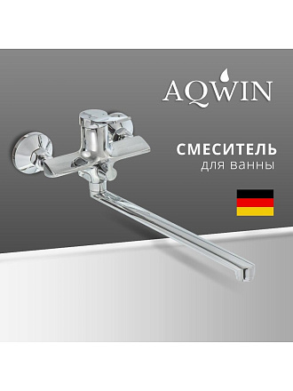 Смеситель для ванны, Aqwin, с картриджем, хром, A22292