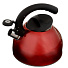 Чайник из нержавеющей стали Daniks MSY-024 красный со свистком, 3 л - фото 4
