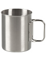 Кружка походная, нержавеющая сталь, 0.45 л, 8 см, Ecos, Camp-S19, 109453